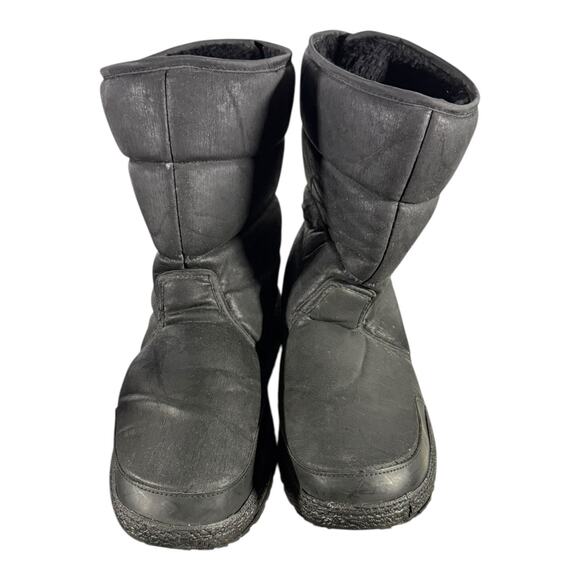 Khombu Men’s Waterproof Insulated Winter Snow Boots Black Size 12 Cold Weather - Picture 3 of 9